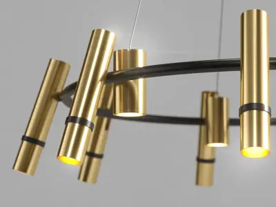 Lampatron React R 12 lamps 3D model