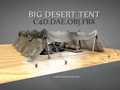 Big Desert Tent 3D model