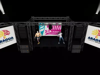 Proyecto Depence evento mediano  3D model