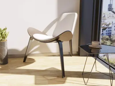 High-tech chair 3D model