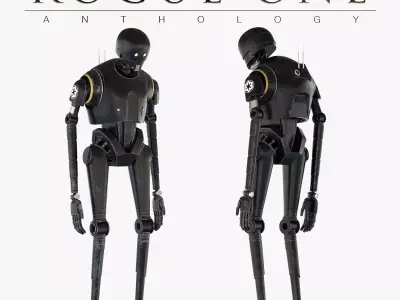 K-2SO Star Wars Droid 3D model