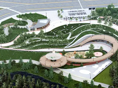 Urban Park  3D model