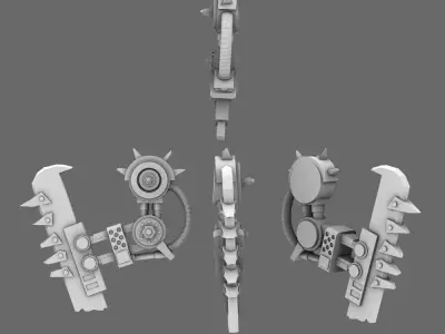 Space Orcs Robo Boyz Melee Arms LEFT 3D print model