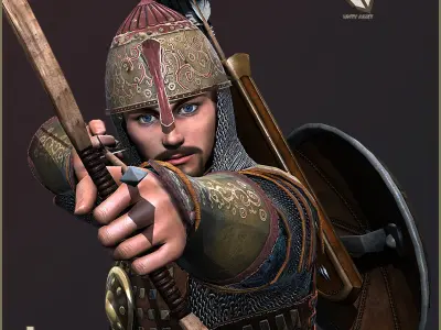 Adam Archer Light Version Low-poly 3D model