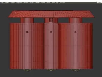 ALFA Atman Gold Black Low-poly 3D model