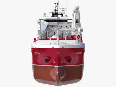  Cargo Ship Charlie with Wind Turbine 