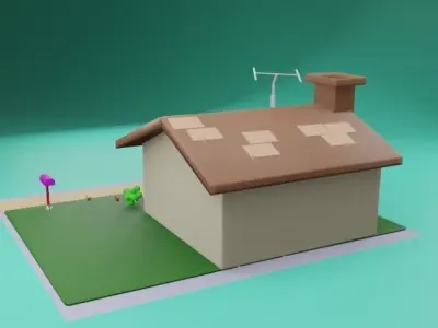 House Free low-poly 3D model