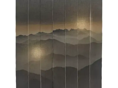 Textile Wall Hanging Art 3D model