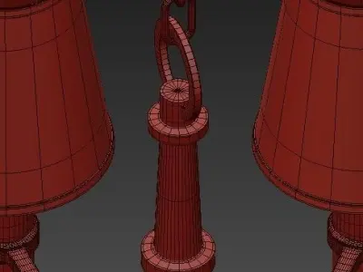Dayton Chandelier 3D model
