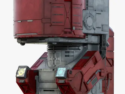 Sci-Fi Element 8 3D model