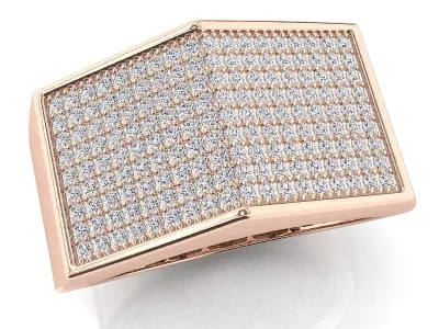 Big fancy mans ring 3D print model