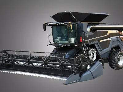 IDEAL - Combine Harvester - Grain Harvester Head 3D model
