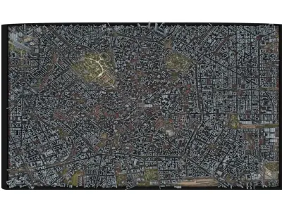  City of Milan Low-poly 3D model