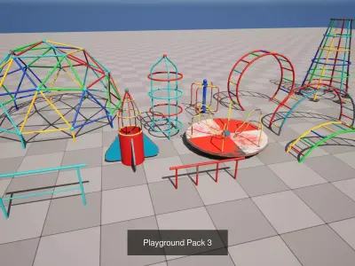 82 Different Assets 3D Model Pack