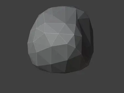 Low Poly Rock 6 Free low-poly 3D model