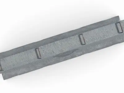 Concrete Barrier Free 3D model