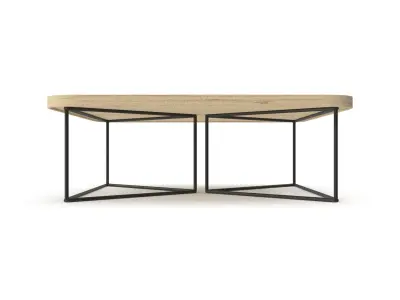 PORTER COFFEE TABLE SQUARE 3D model