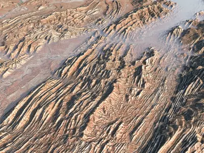 Rocky Mountain Valleys 3D model