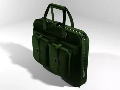 Briefcase - Military 3D model