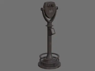 Tower Viewer 1C Low-poly 3D model