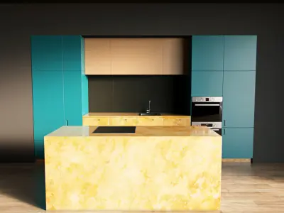21-Kitchen9 matte 2 3D model