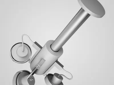 Halogen Lamp Set 3D model