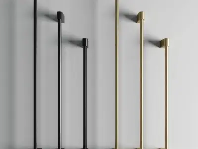 Desing Lamps Scan wall light Low-poly 3D model