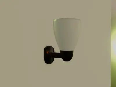 Wall Lamp with IES Free 3D model