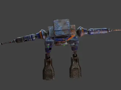 Service Small Robot  3D model