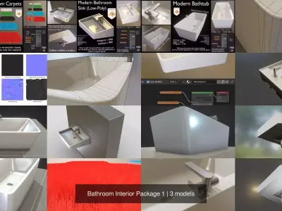 Bathroom Interior Package 1