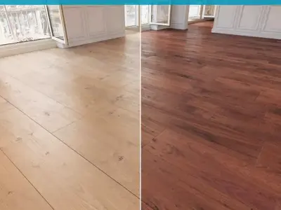 Wooden floor 21 WITHOUT PLUGINS 3D model