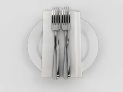 Cutlery Set 3D model