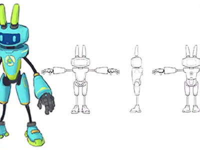Robot 008 3D model