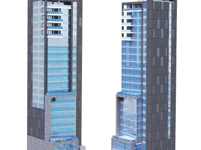 Chelsea Arts Tower Condo New York 3D model