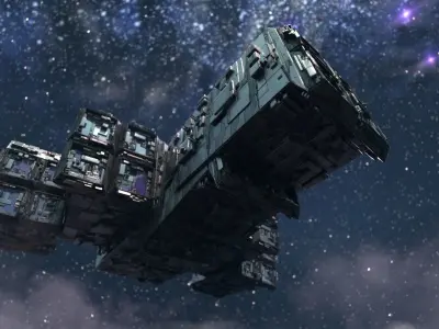 Starship - Full Render Scene 3D model