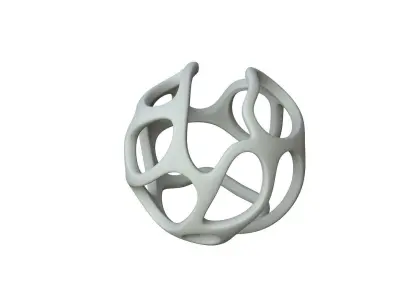 SciFi Cube Object No 36845 Low Poly Shape Texture