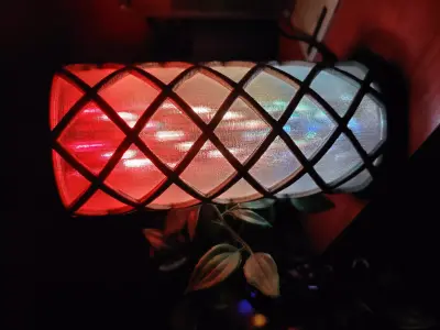 Wire helix lamp 3D print model