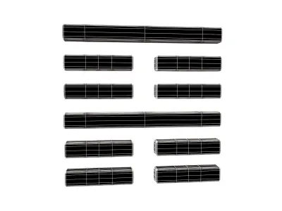 I Ching Hexagrams 52 gen v1 001 Low-poly 3D model