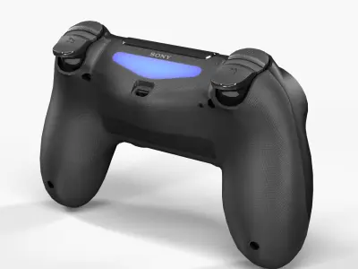 Sony Dualshock 4 Wireless Controller Low-poly 3D model