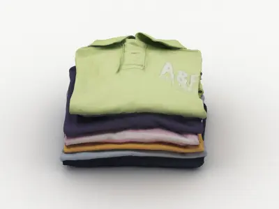 Polo Shirts 2 3D model