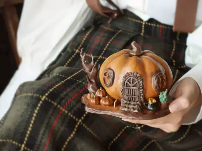 Pumpkin Cottage 3D print model