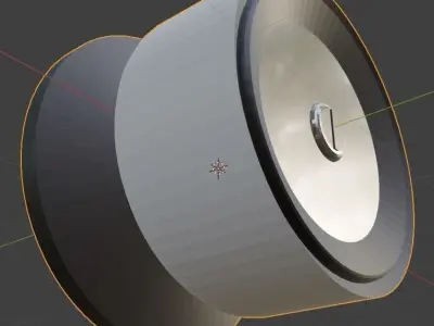 Game Ready Doorknob light bulb Free low-poly 3D model