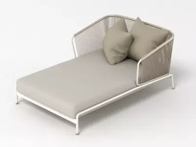 RODA Lounge Chair 3D model