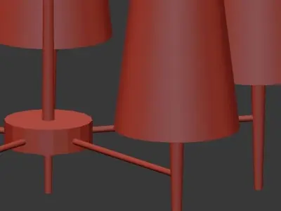 Progress Lighting Palacio Collection 5Light 3D model