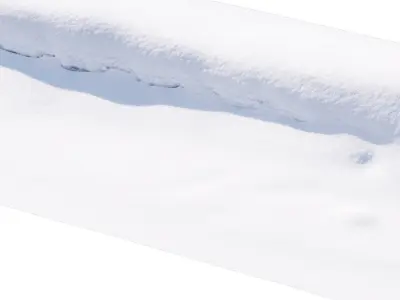 Mini snow cliff  3D model