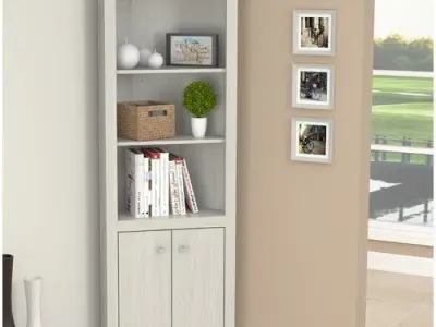 Alma Corner Bookcase 3D model