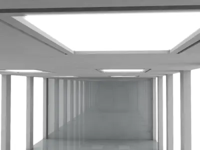 Sci Fi Interior 3D model 59
