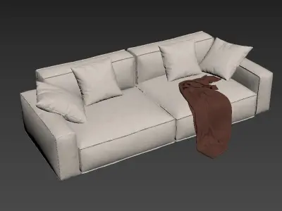 modern sofa chair  3D model