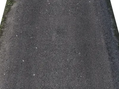 Ultra realistic Asphalt road HQ 3D model