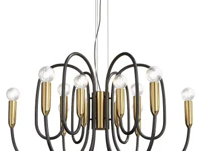 Olridge Chandelier Low-poly 3D model